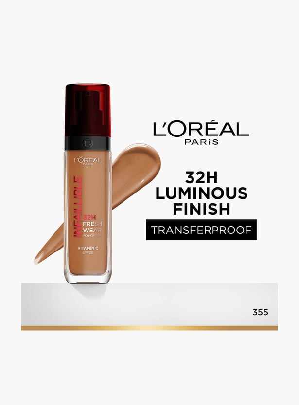 L'OREAL PARIS Infallible 32H Fresh Wear Foundation - 355 - 30ml