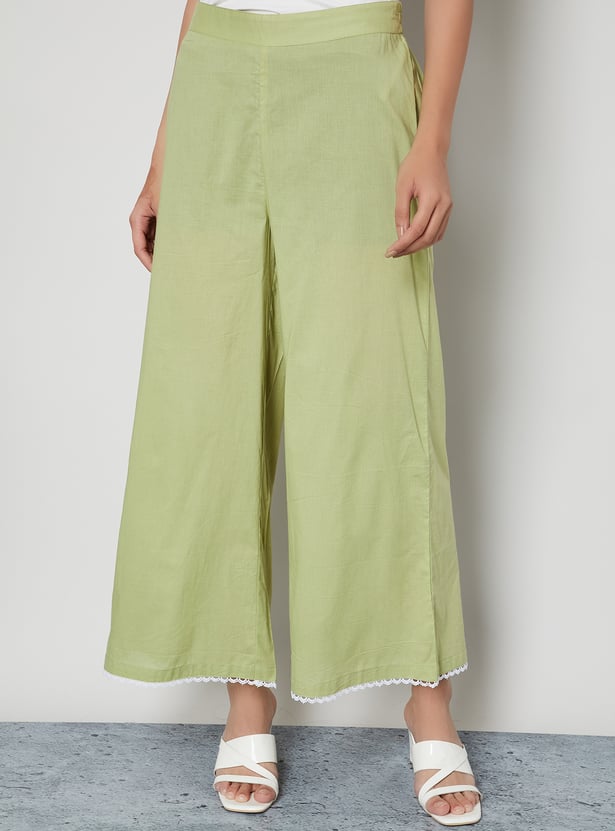 MELANGE Puffed Print Straight Kurta Set
