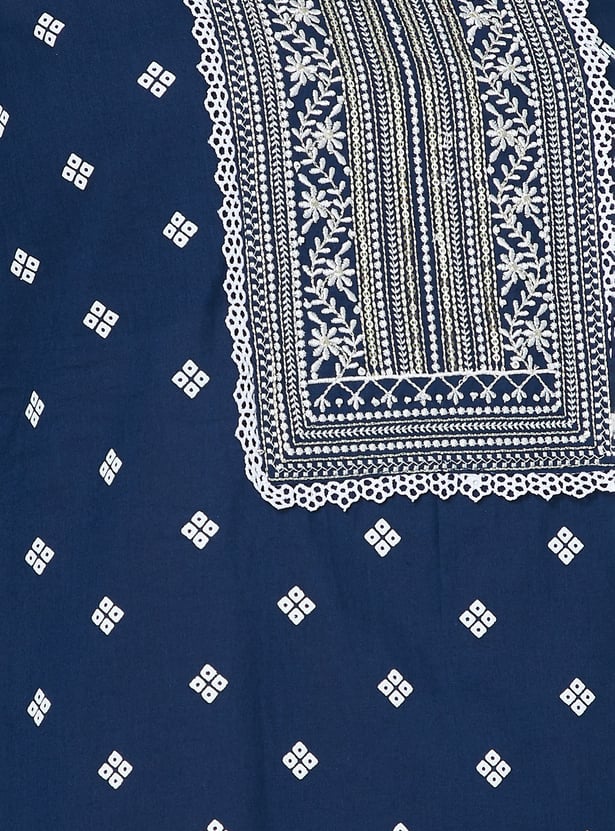 MELANGE Printed Straight Kurta Set