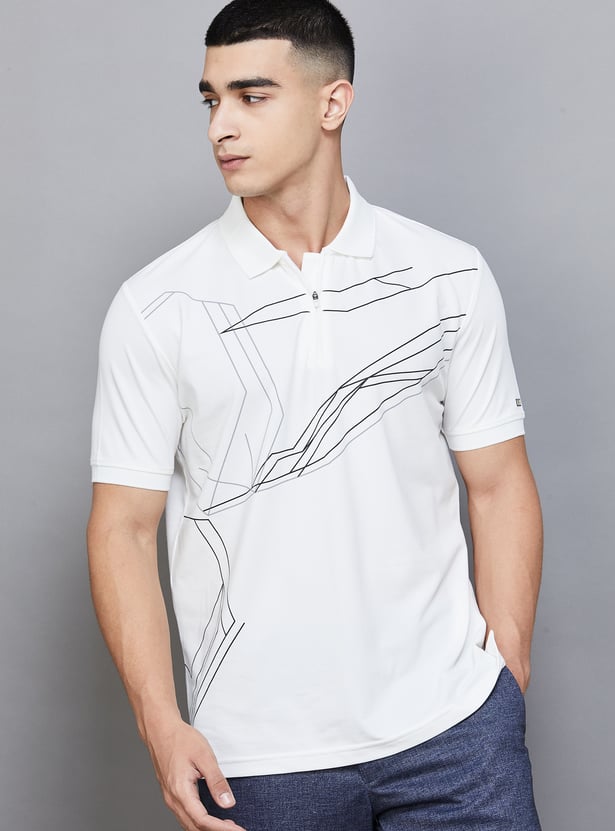 ARROW SPORT Printed Polo T-shirt