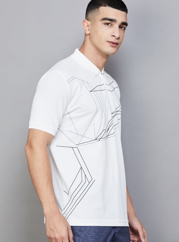 ARROW SPORT Printed Polo T-shirt