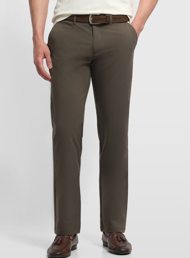 ARROW SPORT Solid Regular Fit Trousers