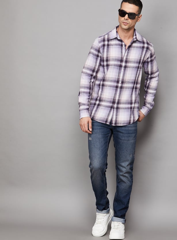FLYING MACHINE Checked Regular Fit Shirt