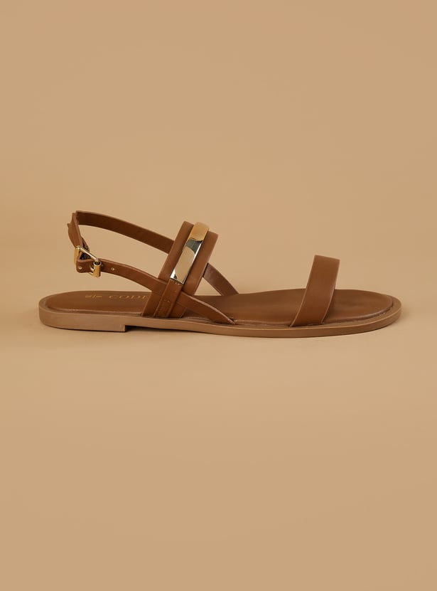 CODE Solid Flat Sandals