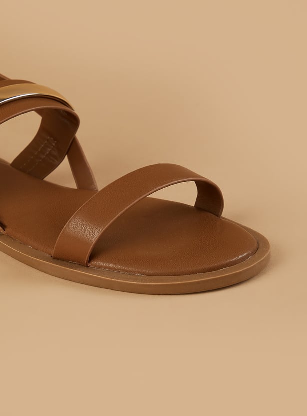 CODE Solid Flat Sandals