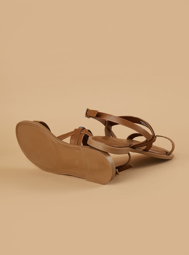 CODE Solid Flat Sandals