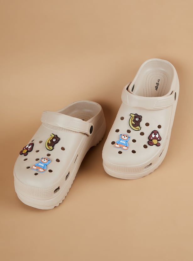 GINGER Character Embellished Clogs