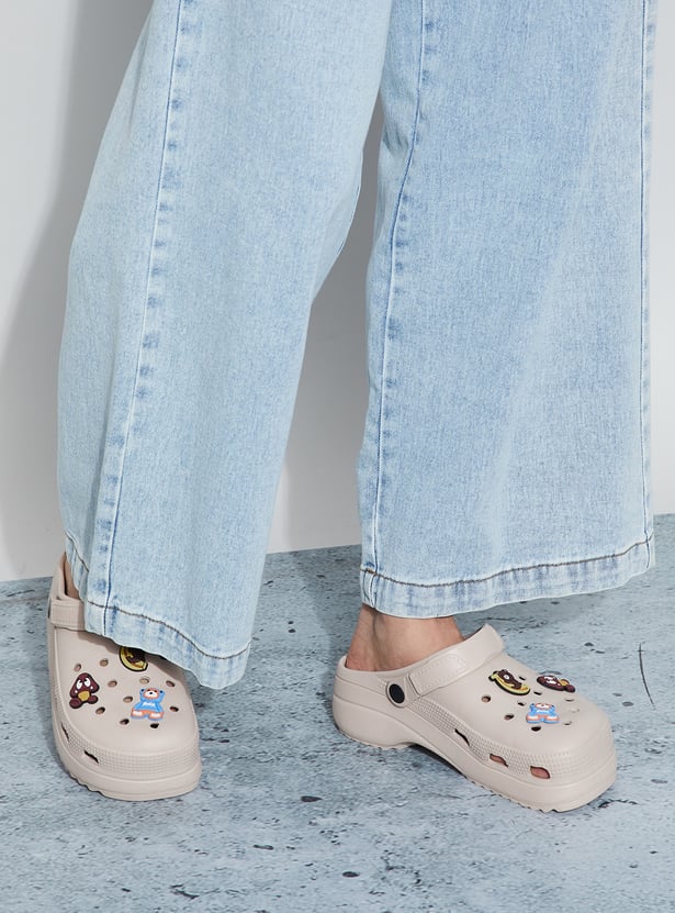 GINGER Character Embellished Clogs