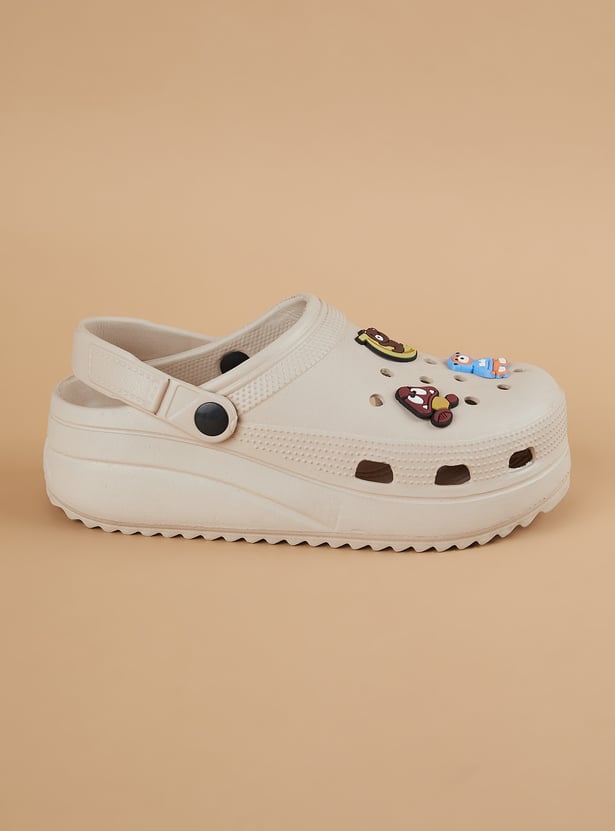 GINGER Character Embellished Clogs