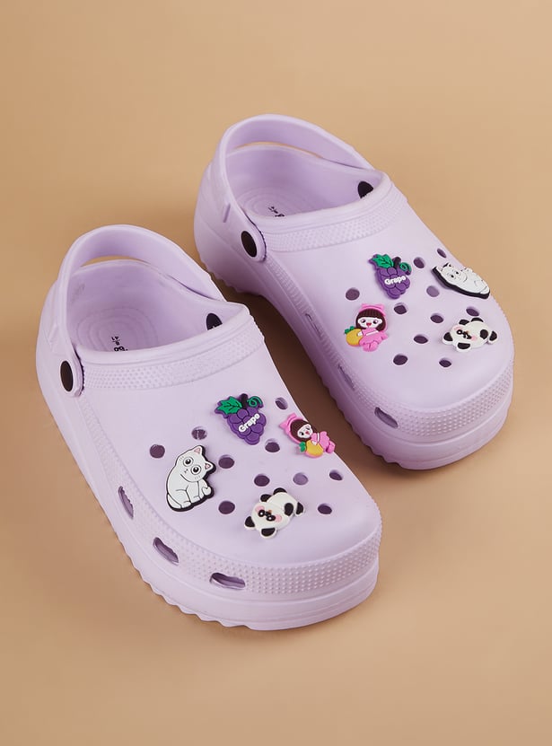 GINGER Character Embellished Clogs