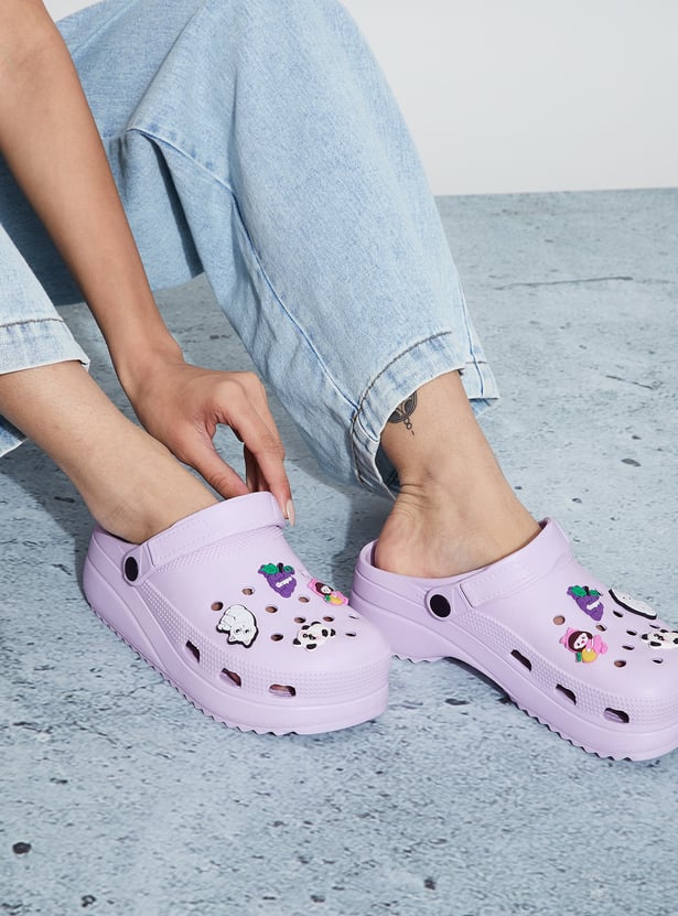 GINGER Character Embellished Clogs