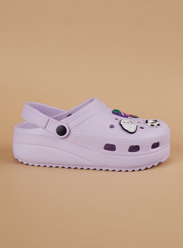 GINGER Character Embellished Clogs