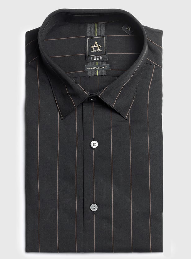 ARROW Striped Manhattan Formal Shirt (Slim)