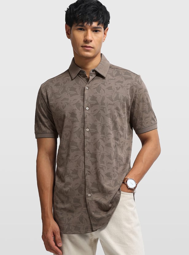 ARROW Textured Regular Formal Shirt