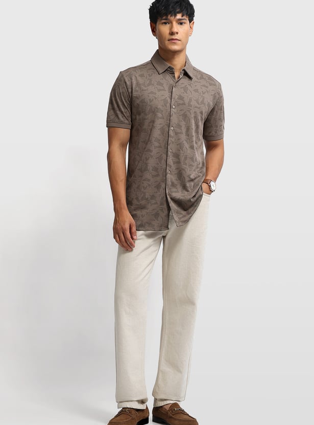 ARROW Textured Regular Formal Shirt