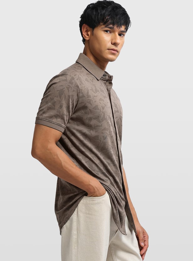 ARROW Textured Regular Formal Shirt