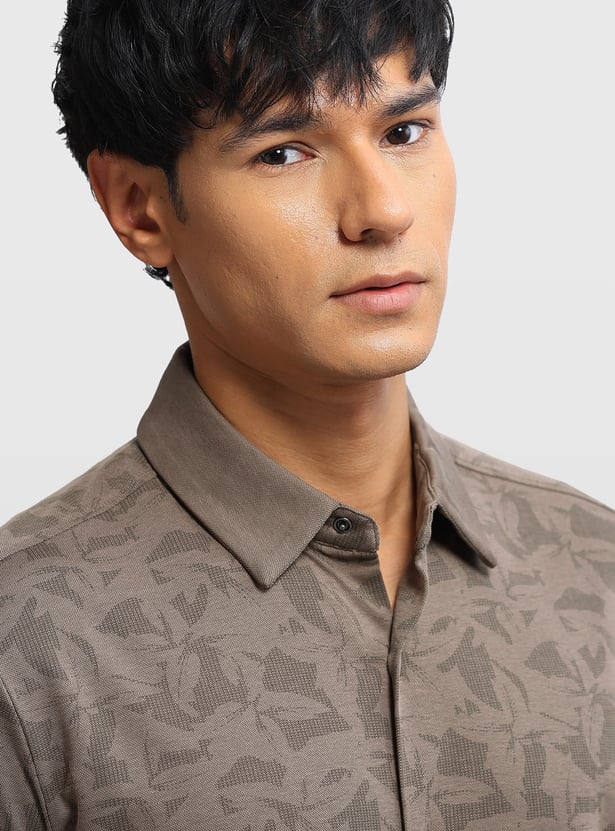 ARROW Textured Regular Formal Shirt