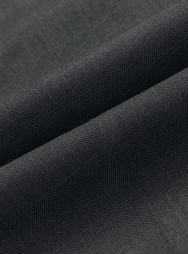 ARROW Textured Slim Straight Formal Trousers