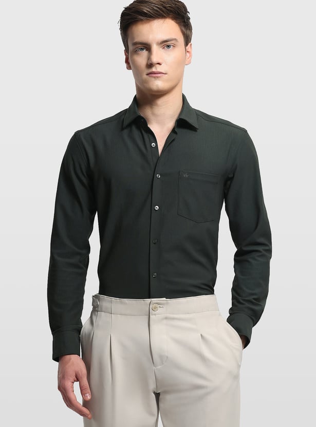 ARROW Textured Manhattan Formal Shirt (Slim)