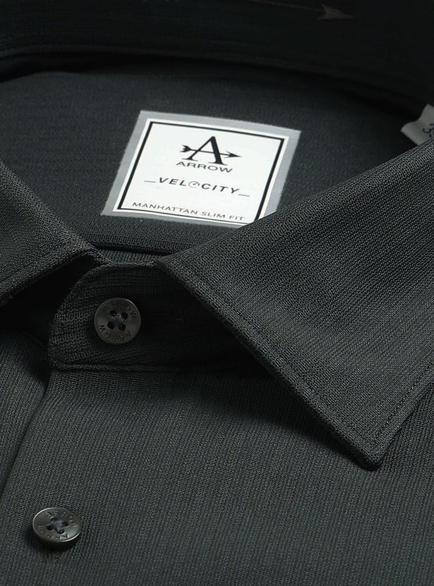 ARROW Textured Manhattan Formal Shirt (Slim)