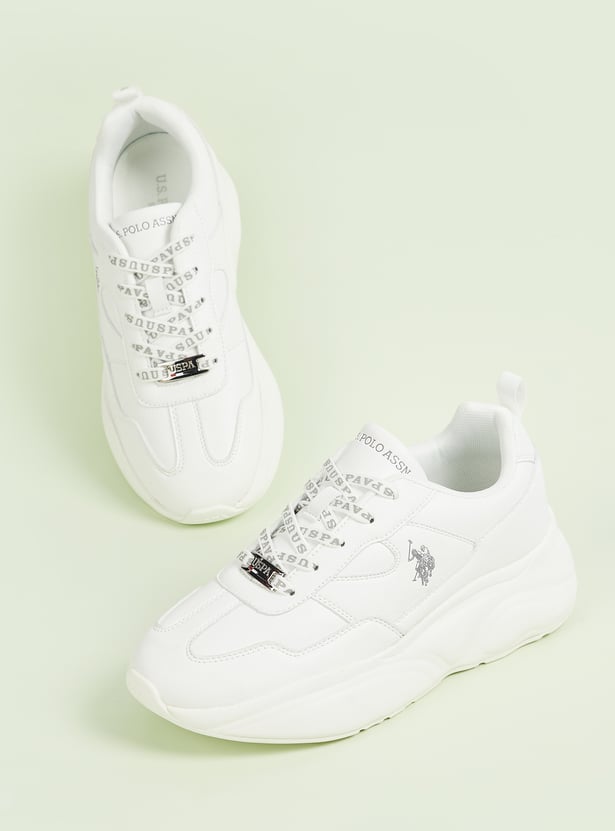 US POLO ASSN Evienne Lace Up Sneakers