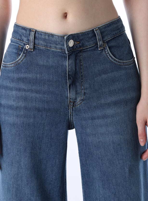 ONLY Washed Flared Jeans