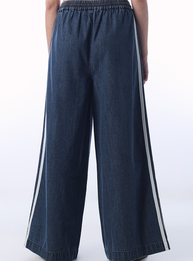 ONLY Side Striped Loose Fit Trousers