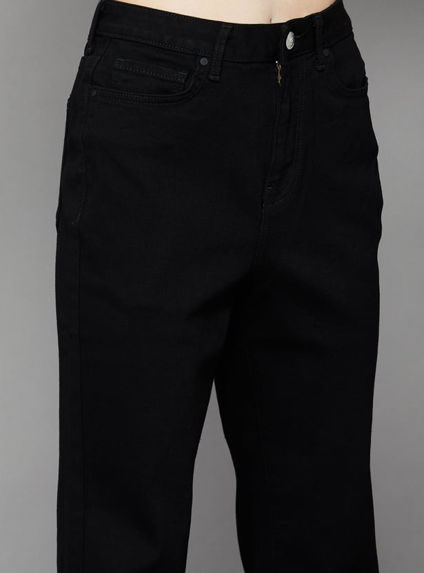 ONLY Solid Flared Jeans