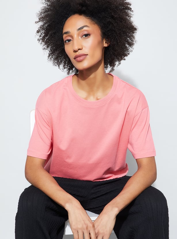 FAME FOREVER Solid T-shirt
