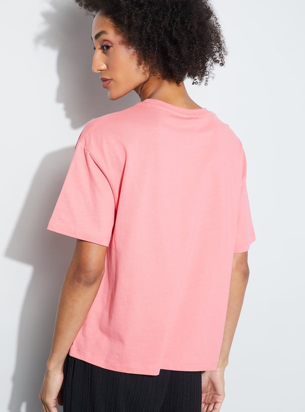FAME FOREVER Solid T-shirt