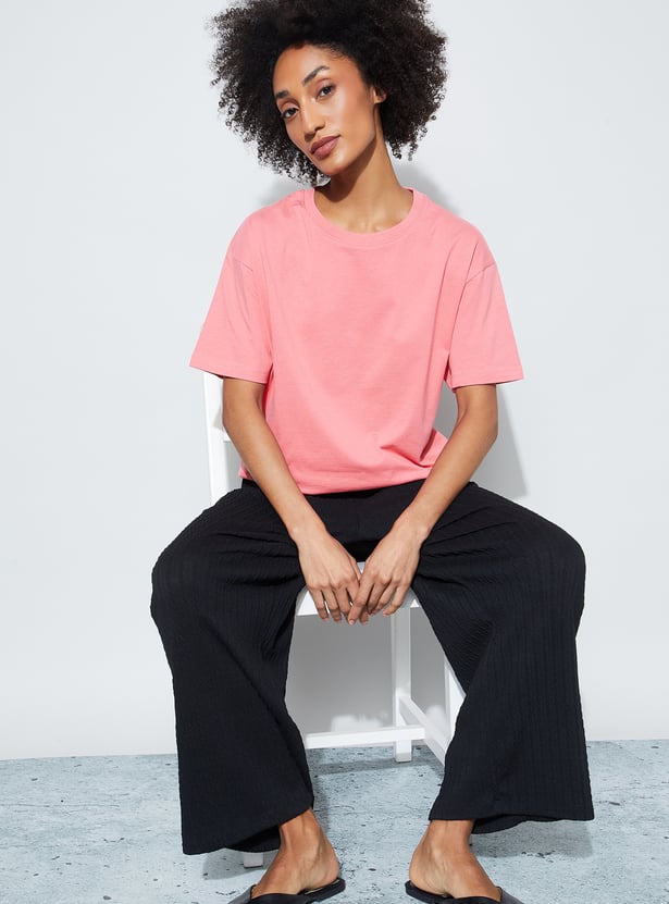 FAME FOREVER Solid T-shirt