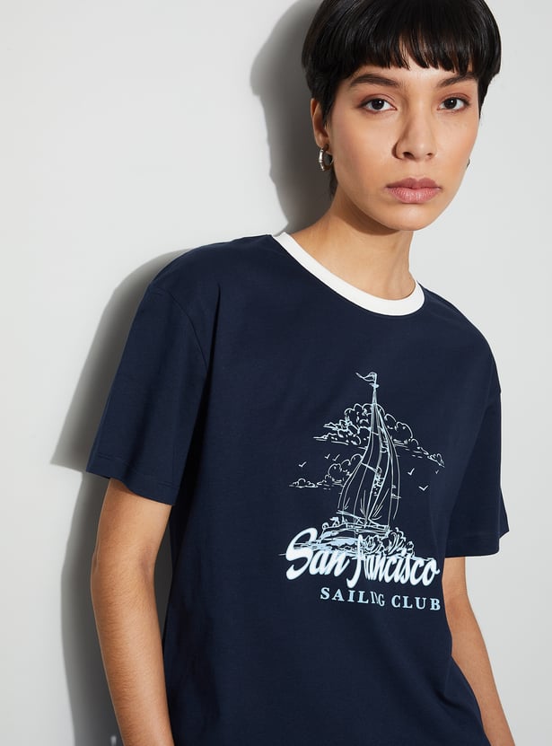 FAME FOREVER Graphic Print T-shirt