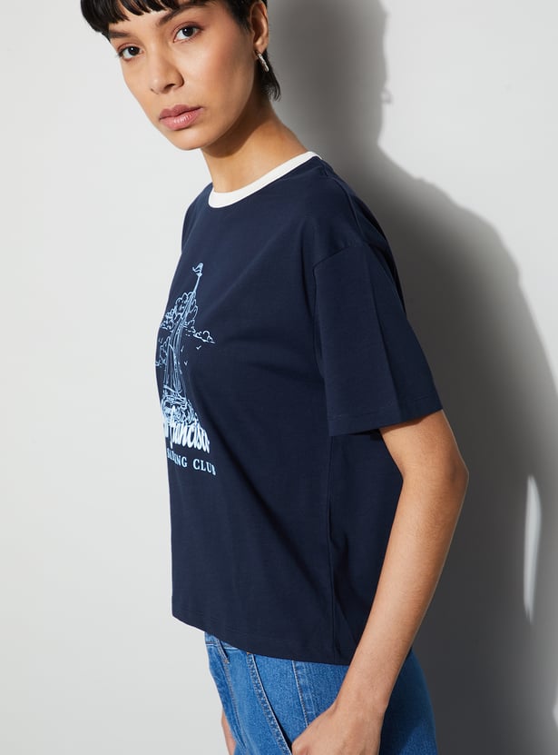 FAME FOREVER Graphic Print T-shirt