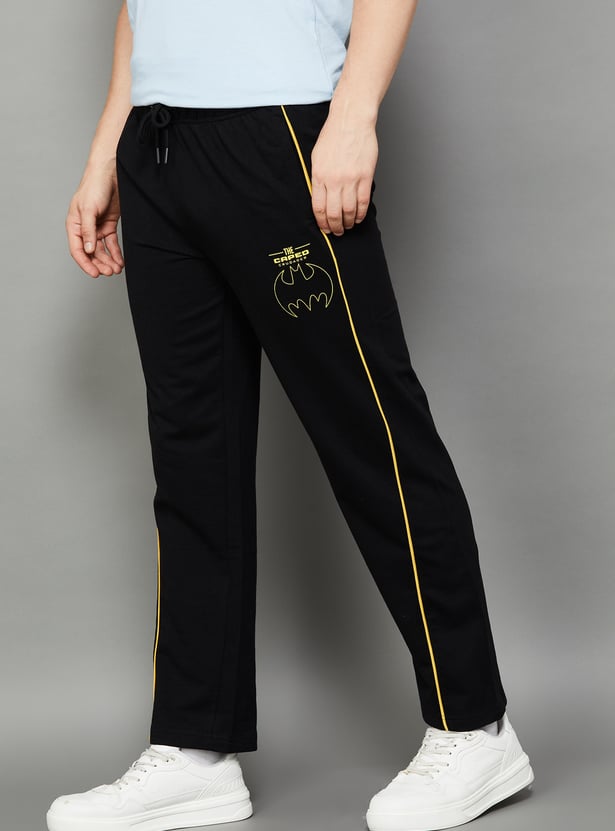 FREE AUTHORITY Batman Applique Track Pants