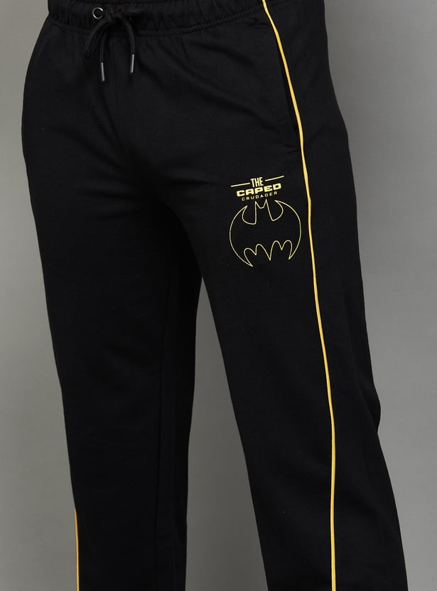 FREE AUTHORITY Batman Applique Track Pants