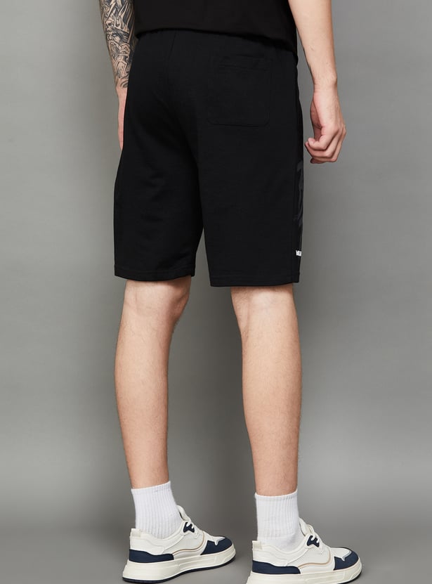 FREE AUTHORITY Black Panther Print Shorts