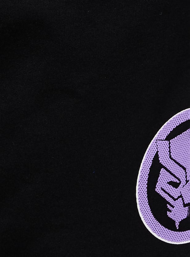 FREE AUTHORITY Black Panther Print Shorts