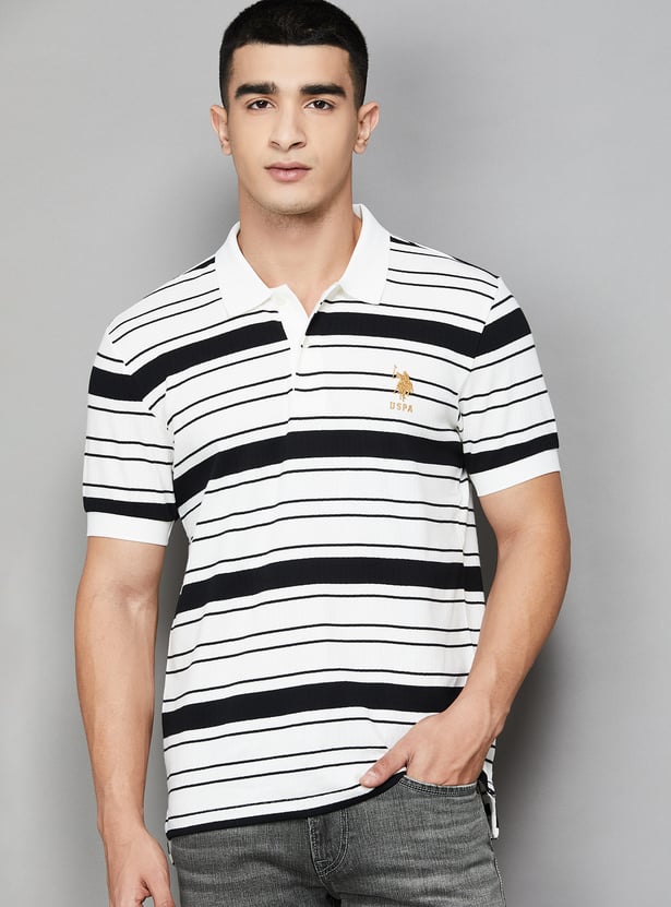 US POLO ASSN Striped Polo T-shirt