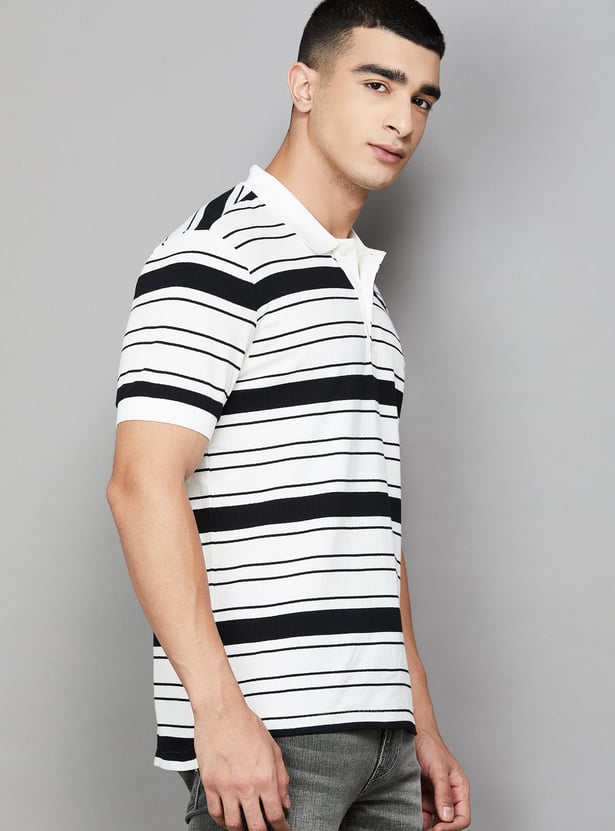 US POLO ASSN Striped Polo T-shirt