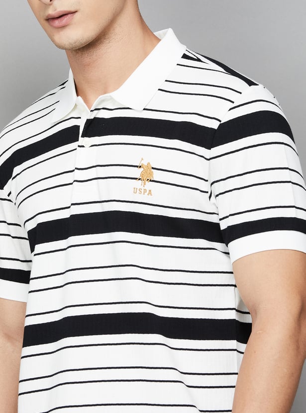 US POLO ASSN Striped Polo T-shirt