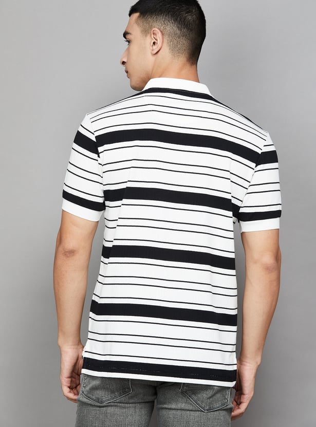 US POLO ASSN Striped Polo T-shirt