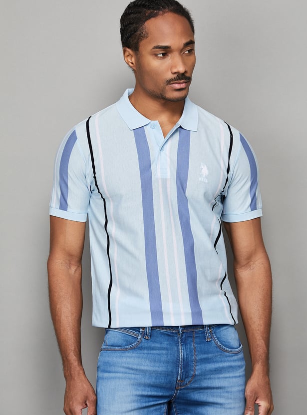 US POLO ASSN Striped Polo T-shirt