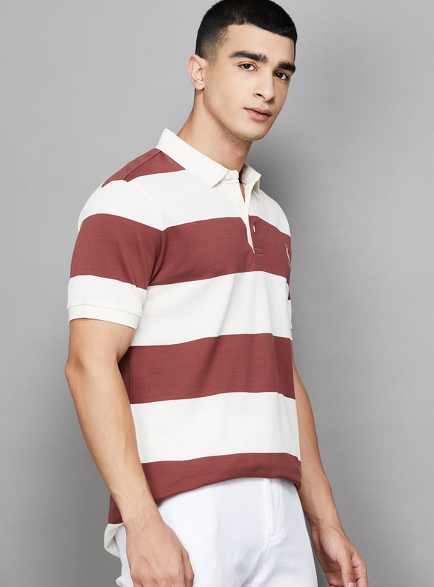 US POLO ASSN Striped Polo T-shirt
