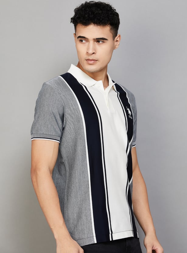 US POLO ASSN Striped Polo T-shirt