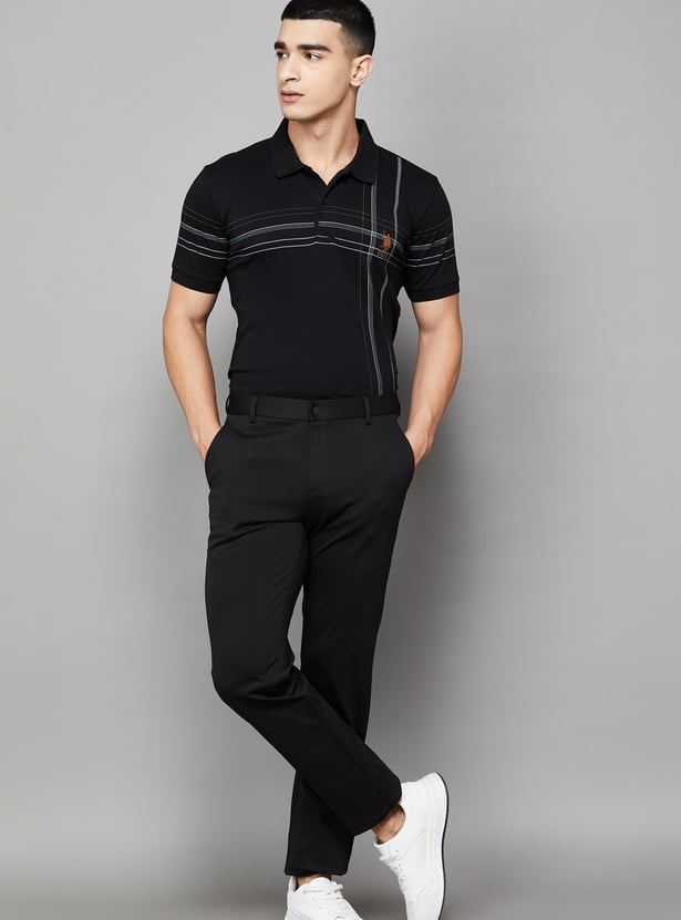 US POLO ASSN Striped Polo T-shirt