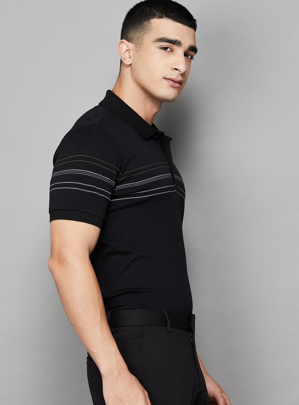 US POLO ASSN Striped Polo T-shirt
