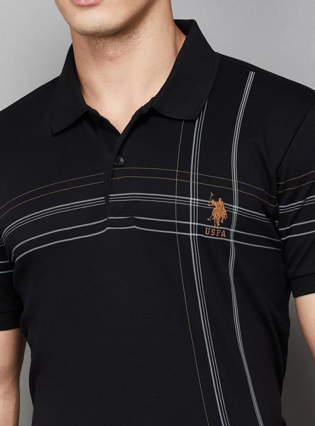 US POLO ASSN Striped Polo T-shirt