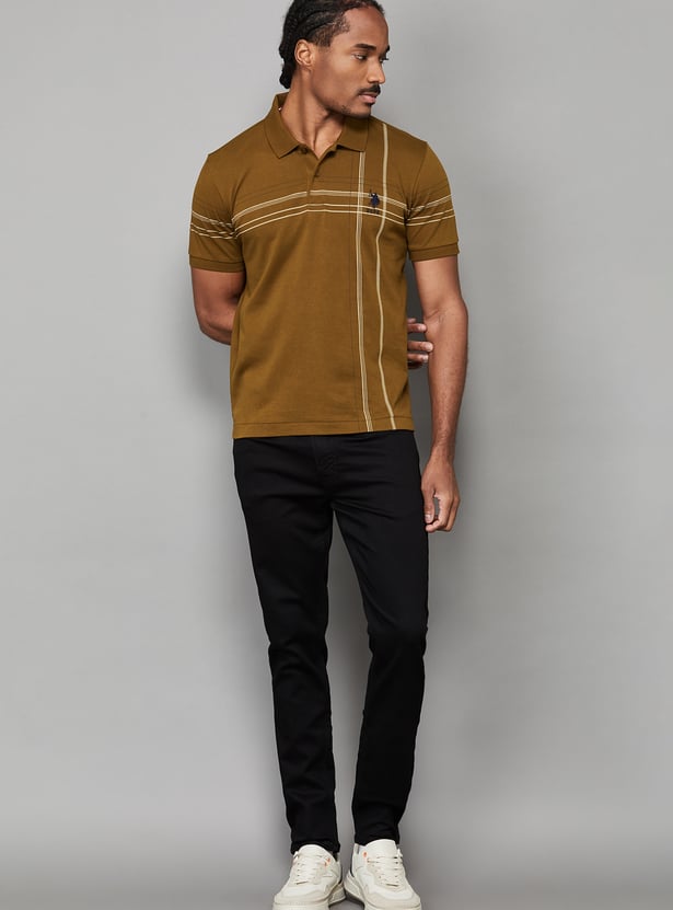 US POLO ASSN Printed Polo T-shirt