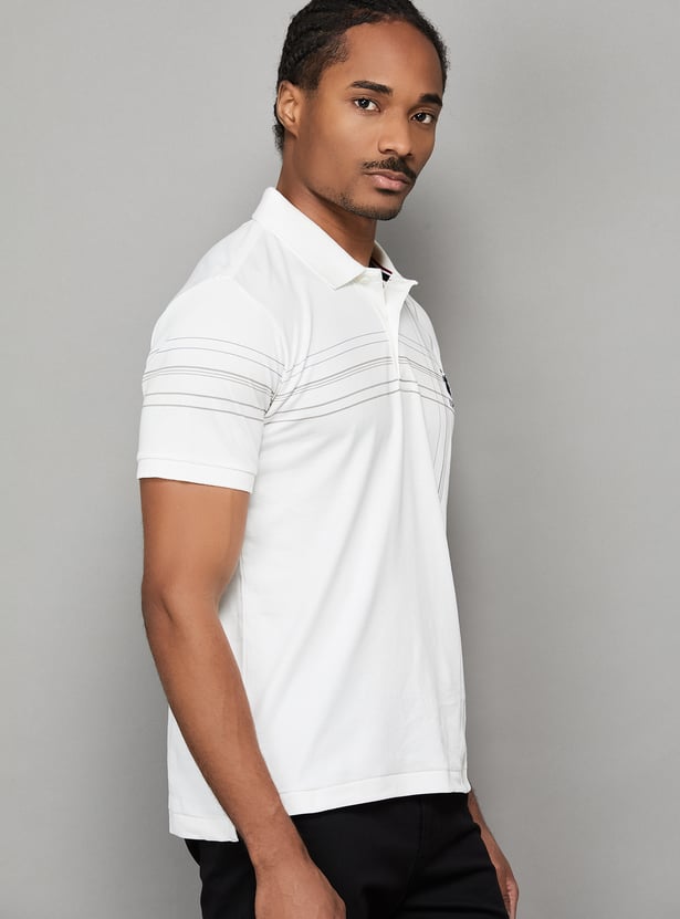 US POLO ASSN Striped Polo T-shirt