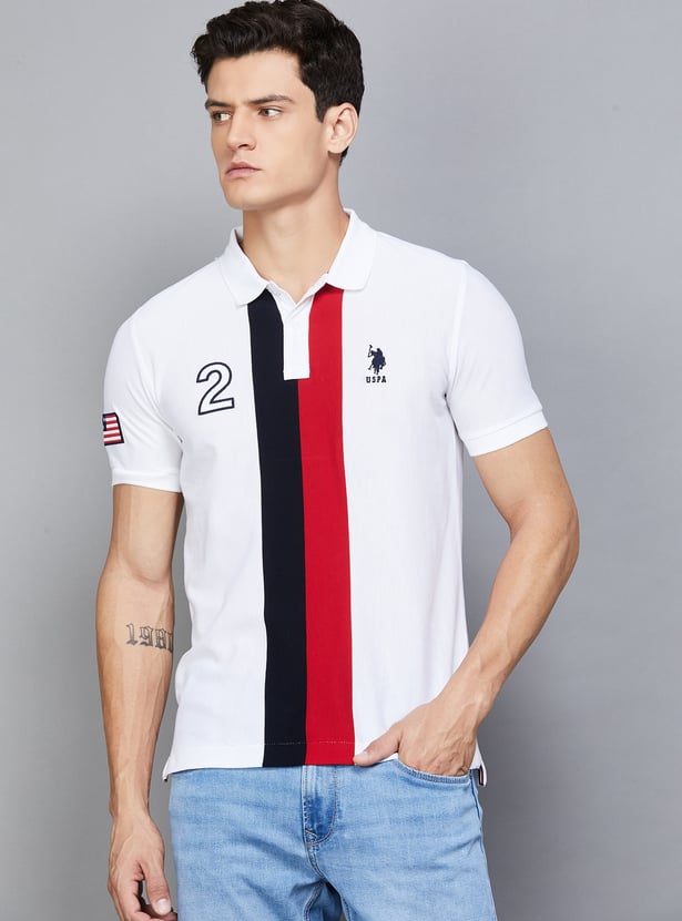 US POLO ASSN Striped Polo T-shirt